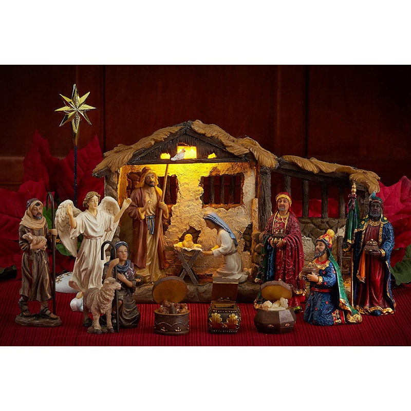 c&g outdoors The Real Life Nativity Set Wayfair